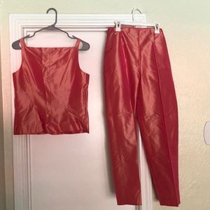 Ann Taylor Loft 100% silk Set.
